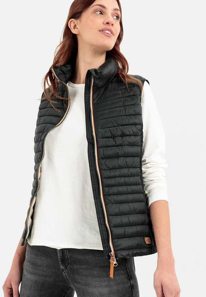 camel active 360250-9E50 - Steppweste 38 Schwarz, 38 Schwarz