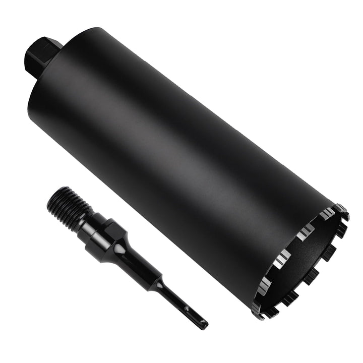 CPROSP 1¼" UNC Diamantbohrkrone mit SDS PLUS Adapter, Kernbohrkrone DM 200mm, L 420mm, Kernbohrer fü