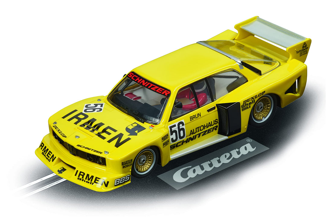 Carrera Evolution I BMW 320 Turbo Flachbau Team Schnitzer No.56 I Auto für Rennbahn | Rennbahnen und