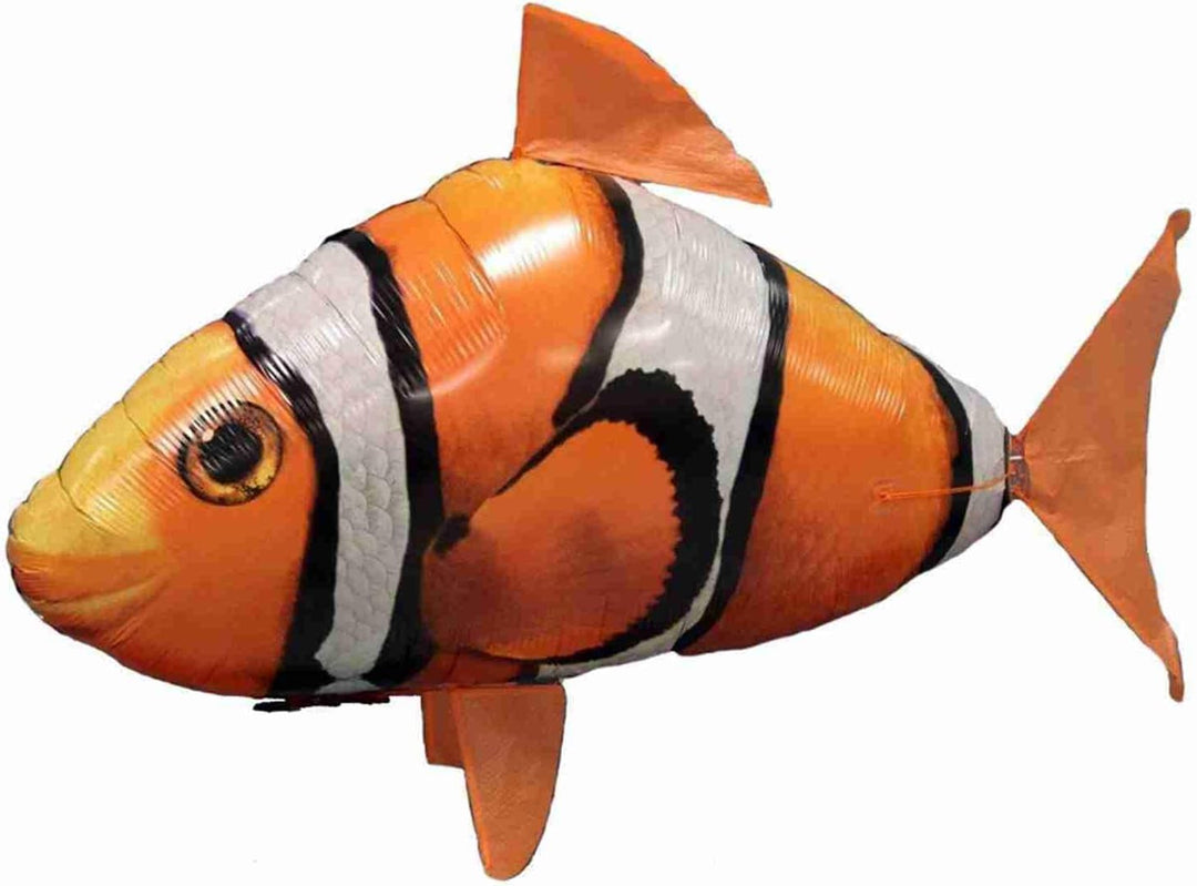 Fernbedienungskontrolle Fliegendes Haifikett RC Aufblasbare Ballon Hai Clownfish Dekoration Anti-Gra