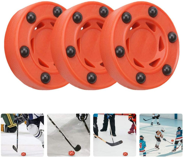 BESPORTBLE 3st Puck Inline-hockeybälle Zubehör Für Eishockeyspiele Rollhockey Hockeybälle Im Freien