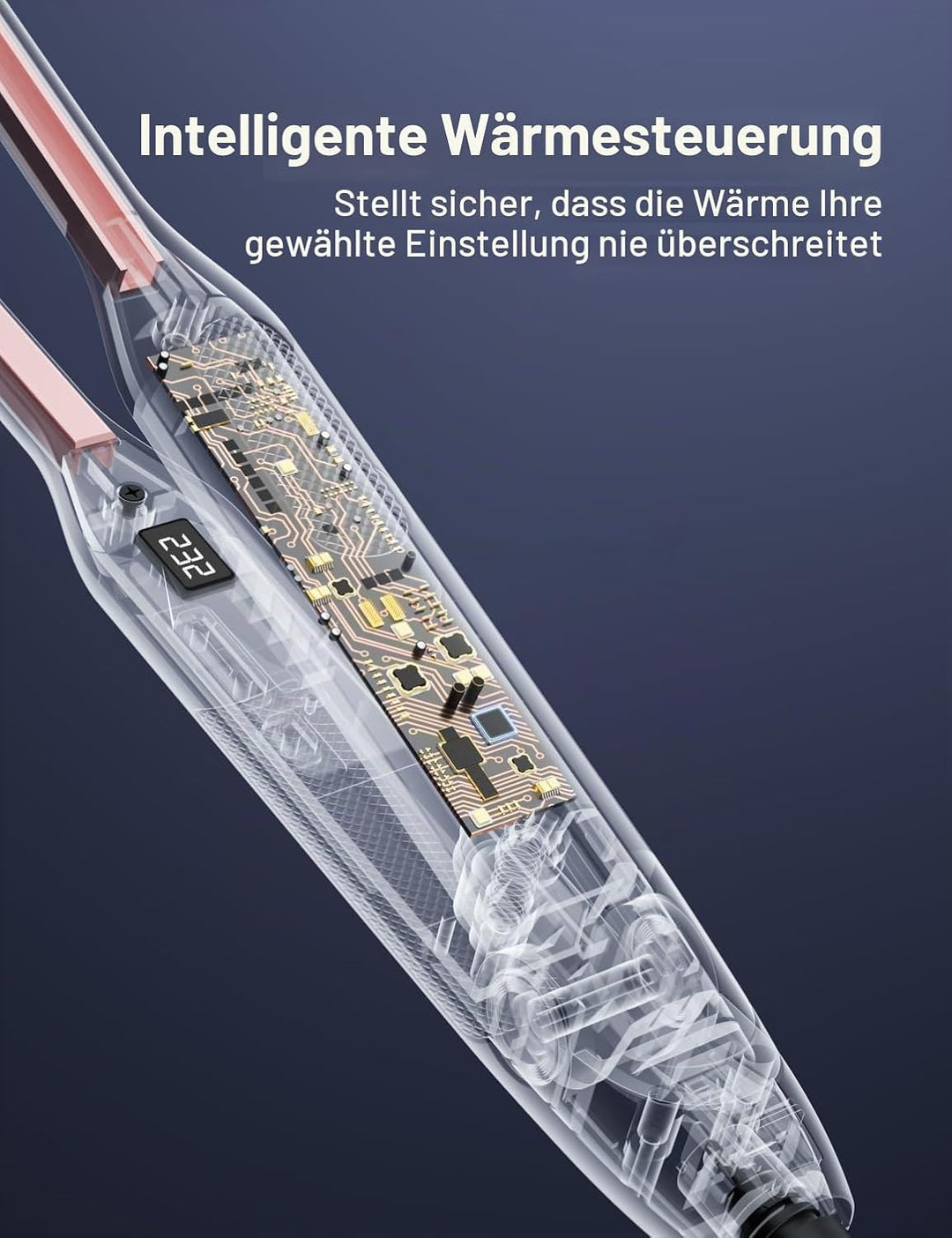 K&amp;K Mini Glätteisen Für Kurze Haare, 2 in 1 Mini Lockenwickler Aus Keramik, Schwimmplatte mit Turmal