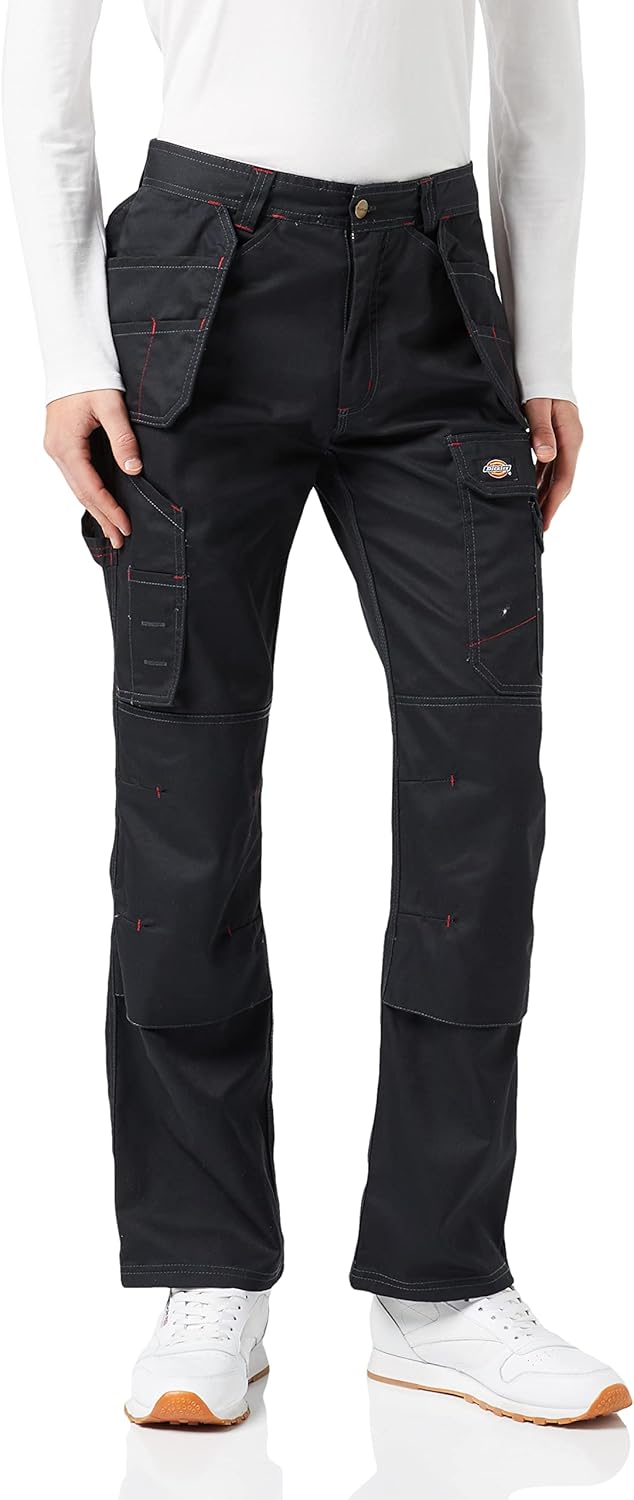 Dickies - Trousers for Men, Redhawk Pro Pants, Regular Fit, Black, 34W34W/32L Schwarz 34W / 32L, Sch