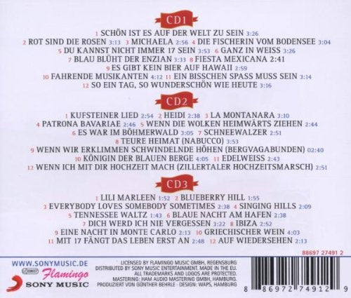 Schön Ist Es auf der Welt zu Sein, Audio-CD