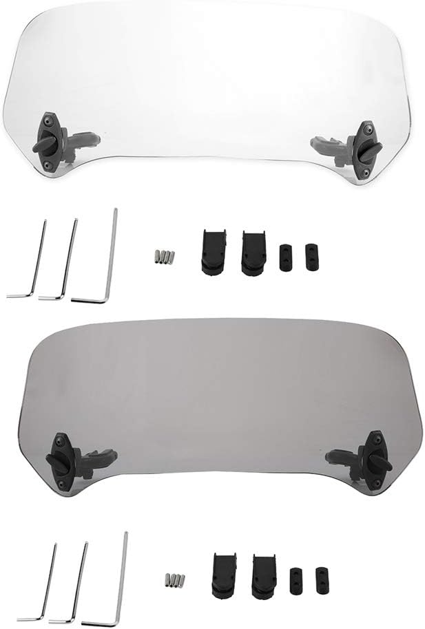 Motorrad Windschutzscheibe, Universal Motorrad modifiziertes Windschild, Windabweiser Windschild Mot