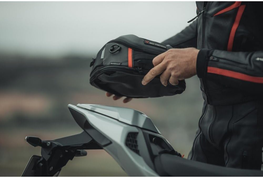 PRO Roadpack Tail Bag 1680D Ballistic Nylon. Black/Anthracite. 8-14 l.