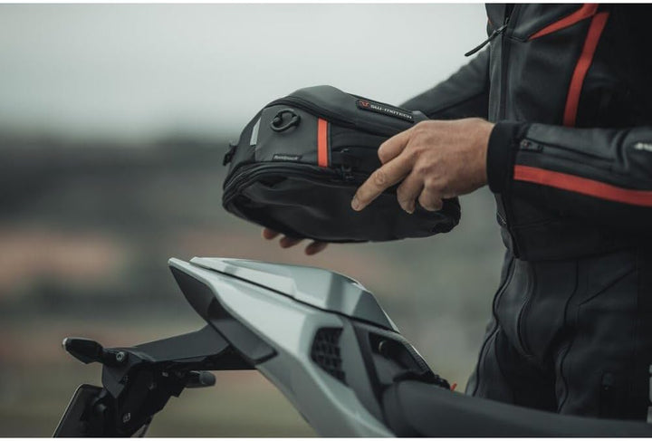 PRO Roadpack Tail Bag 1680D Ballistic Nylon. Black/Anthracite. 8-14 l.