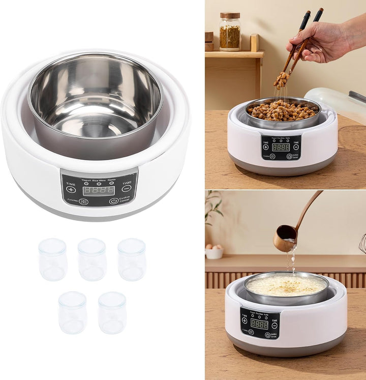 Elektrische Joghurtbereiter-Maschine, 1,2 l, hausgemachter Joghurt, Natto-Maker, kleiner Joghurt-Ink