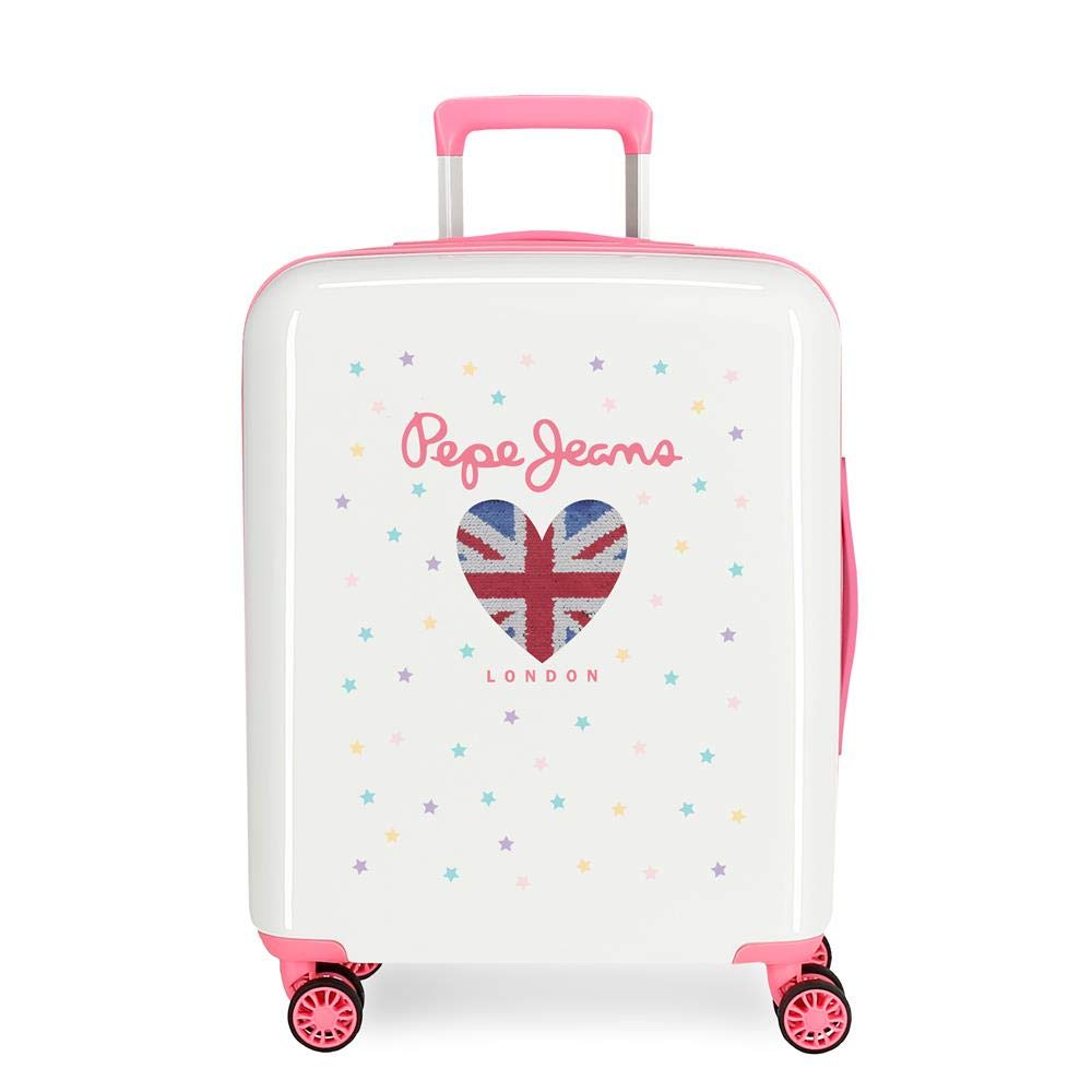 Pepe Jeans Estela Kabinentasche, 40 x 55 x 20 cm, starr, ABS, TSA-Verschluss, 38,4 l, 2 kg, 4 Doppel