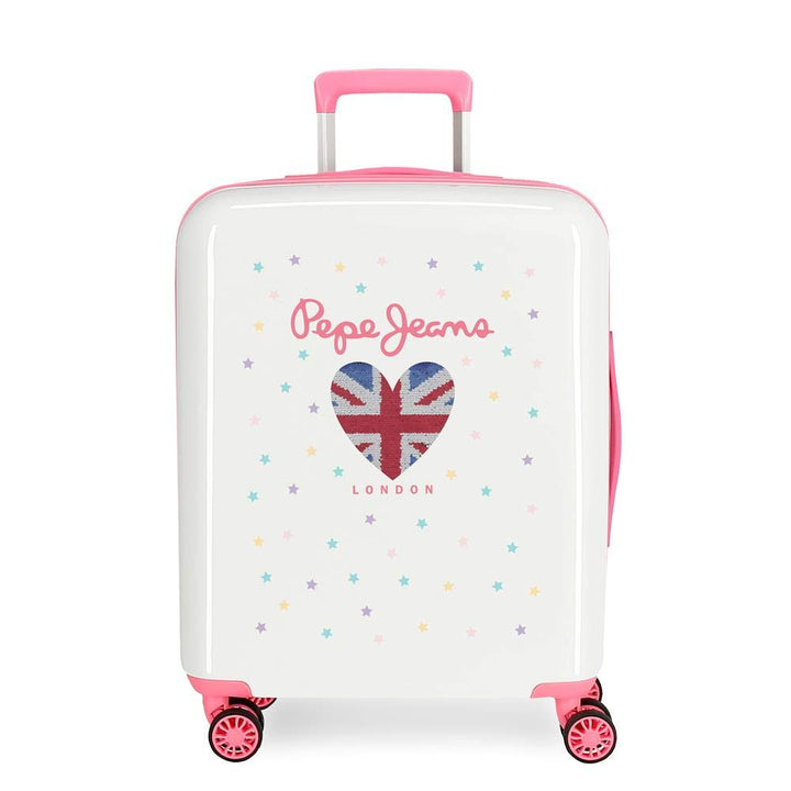 Pepe Jeans Estela Kabinentasche, 40 x 55 x 20 cm, starr, ABS, TSA-Verschluss, 38,4 l, 2 kg, 4 Doppel