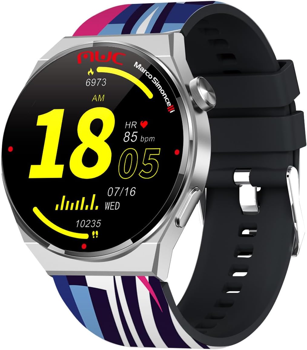 Trevi T-FIT 300 Call Smartwatch mit Bluetooth-Anruffunktion, körperliches Training und Wohlbefinden,