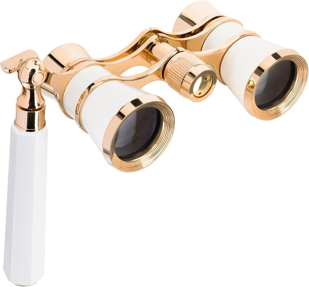 Levenhuk Broadway 325E 3x25 Kompaktes Leichtes Elegantes Opernglas – Vintage Lorgnette Theater Ferng