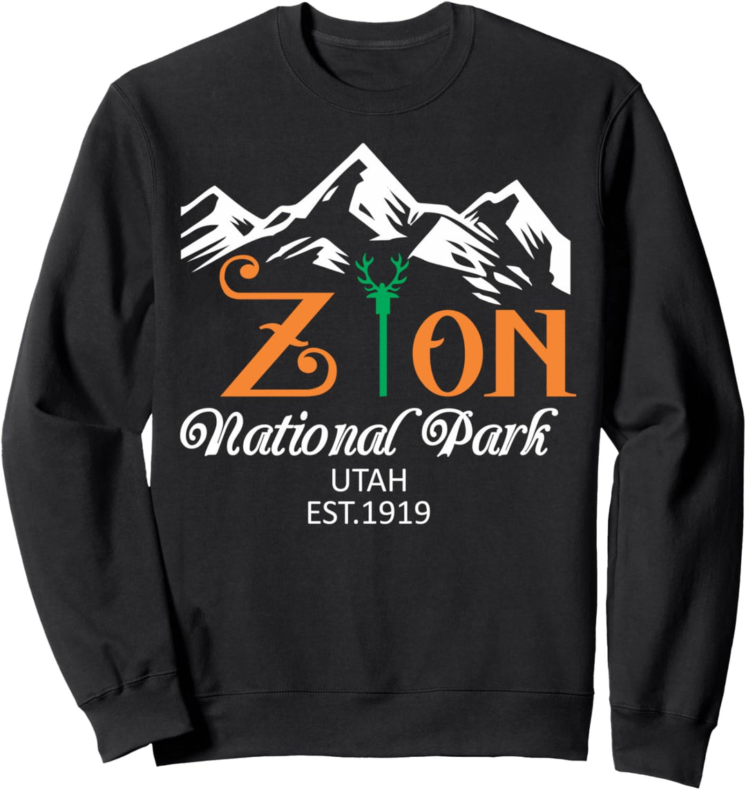Zion National Park T Shirt Utah Hiking Trekking mountain Sweatshirt