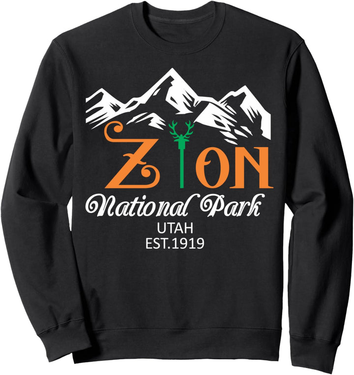 Zion National Park T Shirt Utah Hiking Trekking mountain Sweatshirt