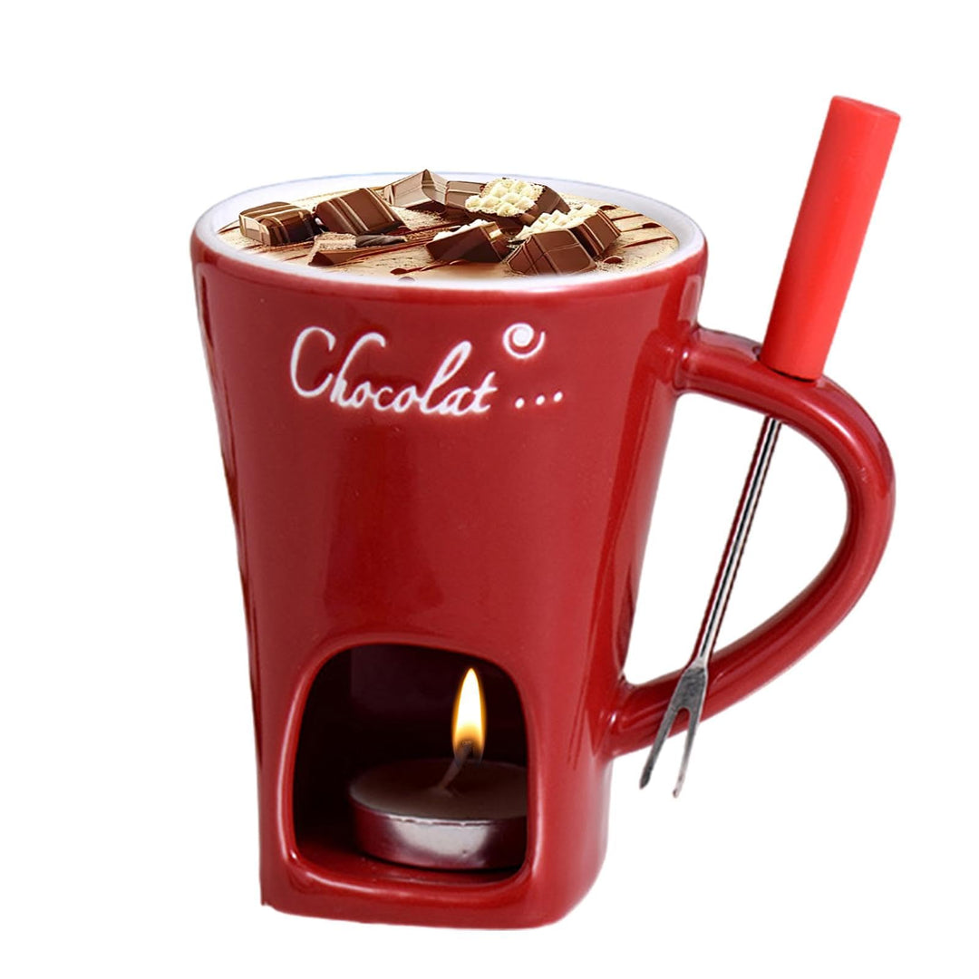Generisch Schokoladenfondue Tasse, Fondue-Topf, Schokoladen-Fondue-Becher, Keramik-Schokoladen-Schme