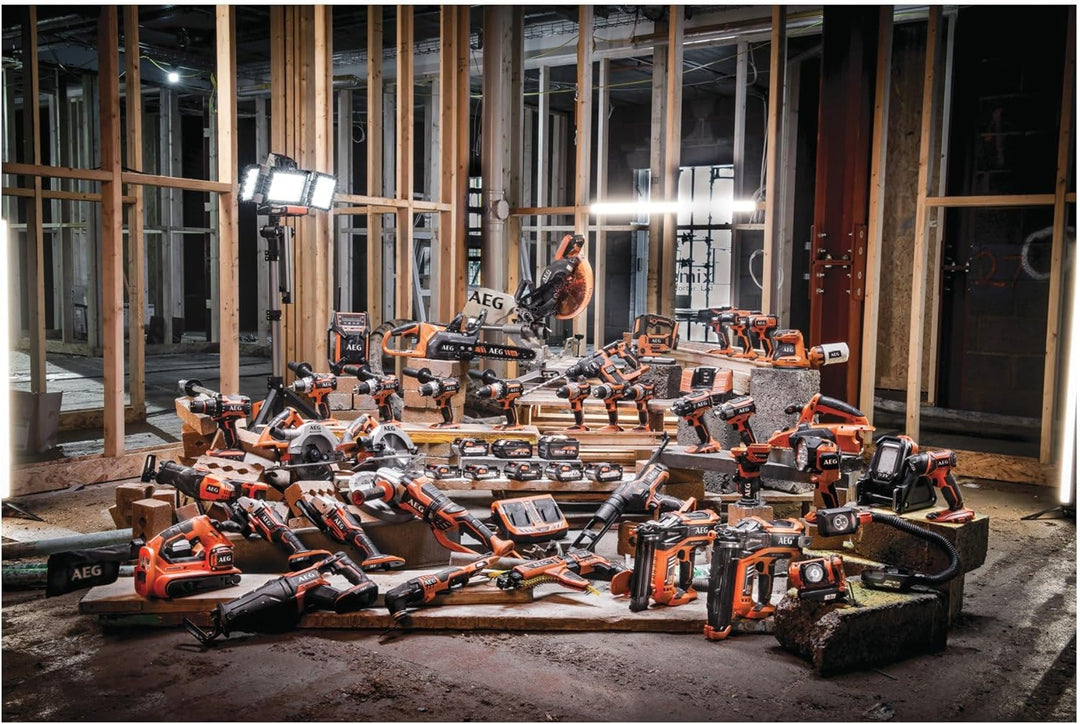 AEG 18 V PRO18V Akku-Exzenterschleifer BEX18-125-0 (Schleifteller-Ø 125 mm, Schwingzahl 0-22.000 min