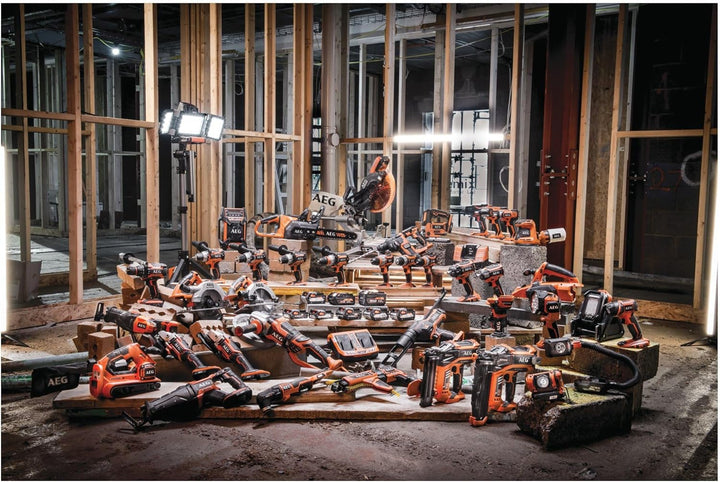 AEG 18 V PRO18V Akku-Exzenterschleifer BEX18-125-0 (Schleifteller-Ø 125 mm, Schwingzahl 0-22.000 min