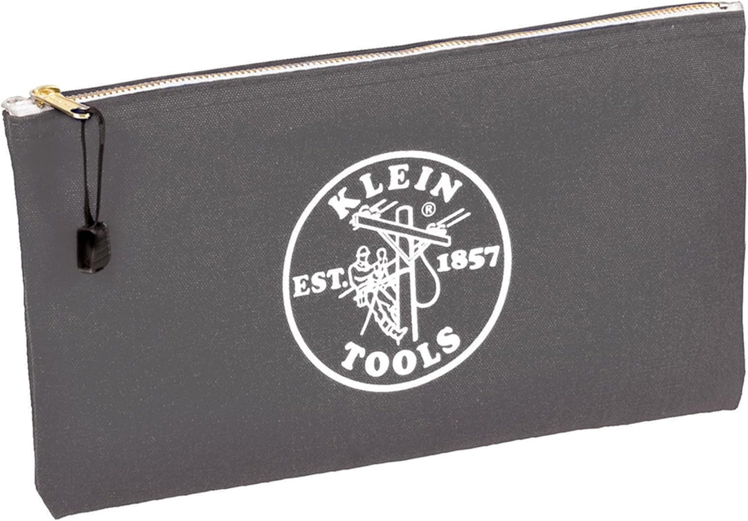 Klein Tools 5140 Leinwand Reissverschluss Taschen, 5141 Red, Gray, Black, Brown 4-Pack, Red, Gray, B