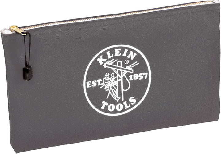 Klein Tools 5140 Leinwand Reissverschluss Taschen, 5141 Red, Gray, Black, Brown 4-Pack, Red, Gray, B