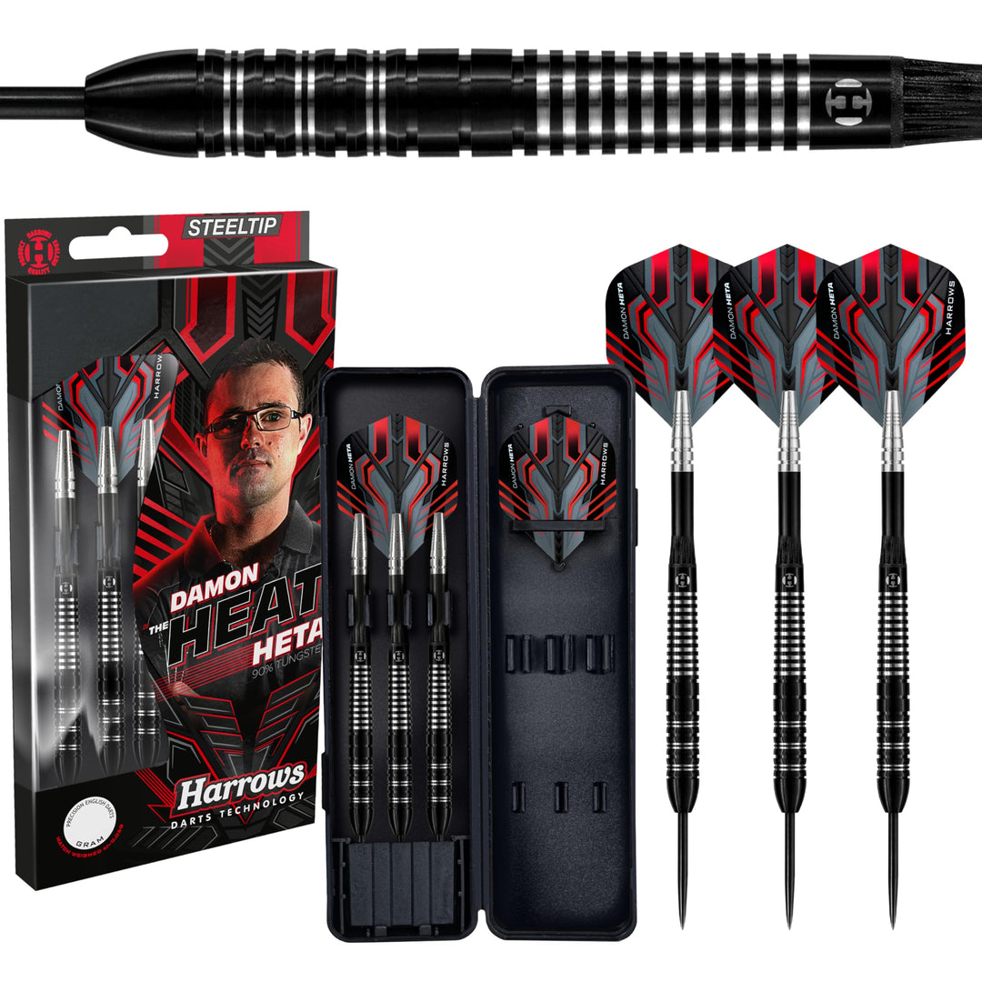 Harrows Darts Damon Heta 90% Tungsten Steeldarts 25g, 25g