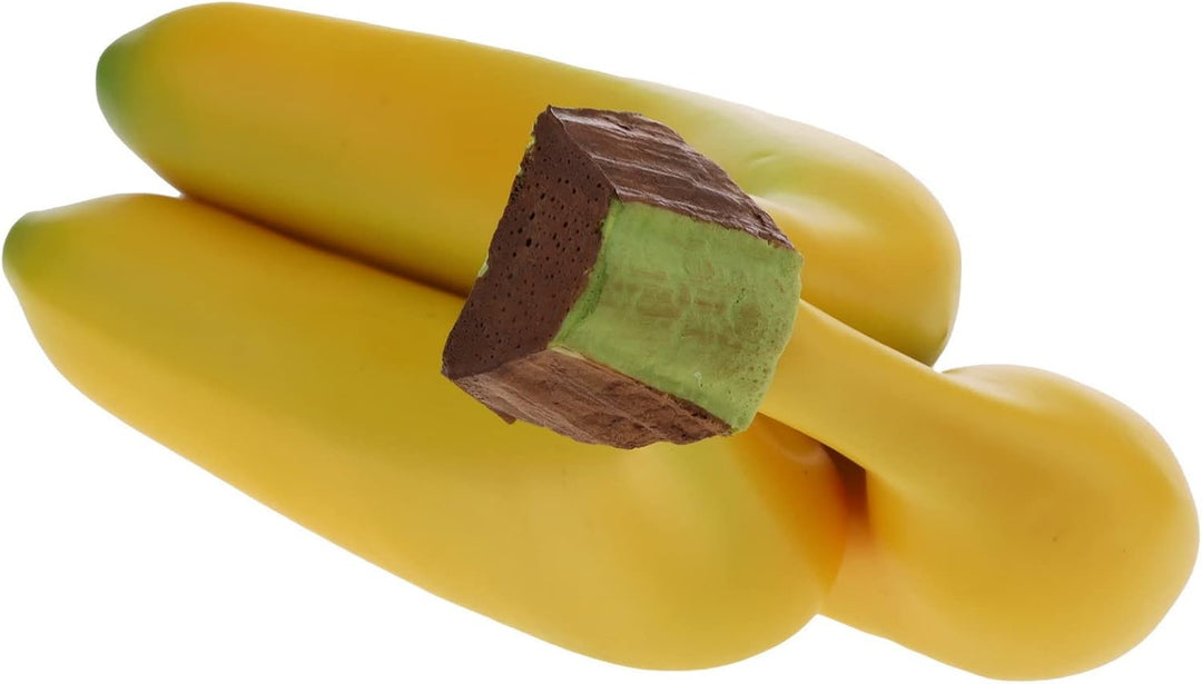 Woration Realistisch Lebensecht Künstlich Banane Strauss Simulation Obst Dekorativ Gefälschte Lebens