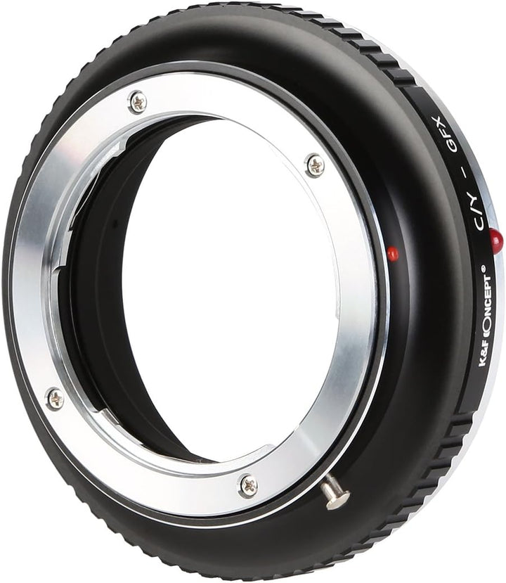 K&F Concept® C/Y - GFX Objektivadapter, Objektiv Adapterring für Contax/Yashica Objektiv auf Fujifil