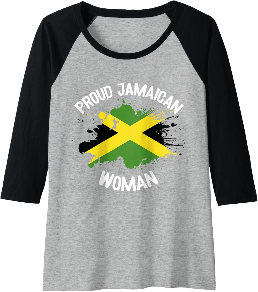 Damen Jamaica Karibik Urlaub Rasta - Flagge Jamaika Raglan