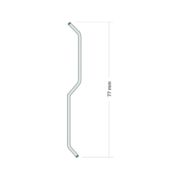 Aluminiumblech Wandanschlussleiste Wandanschlussschiene 2 Meter Farbe KASTANIE 2 Meter Kastanienrot,