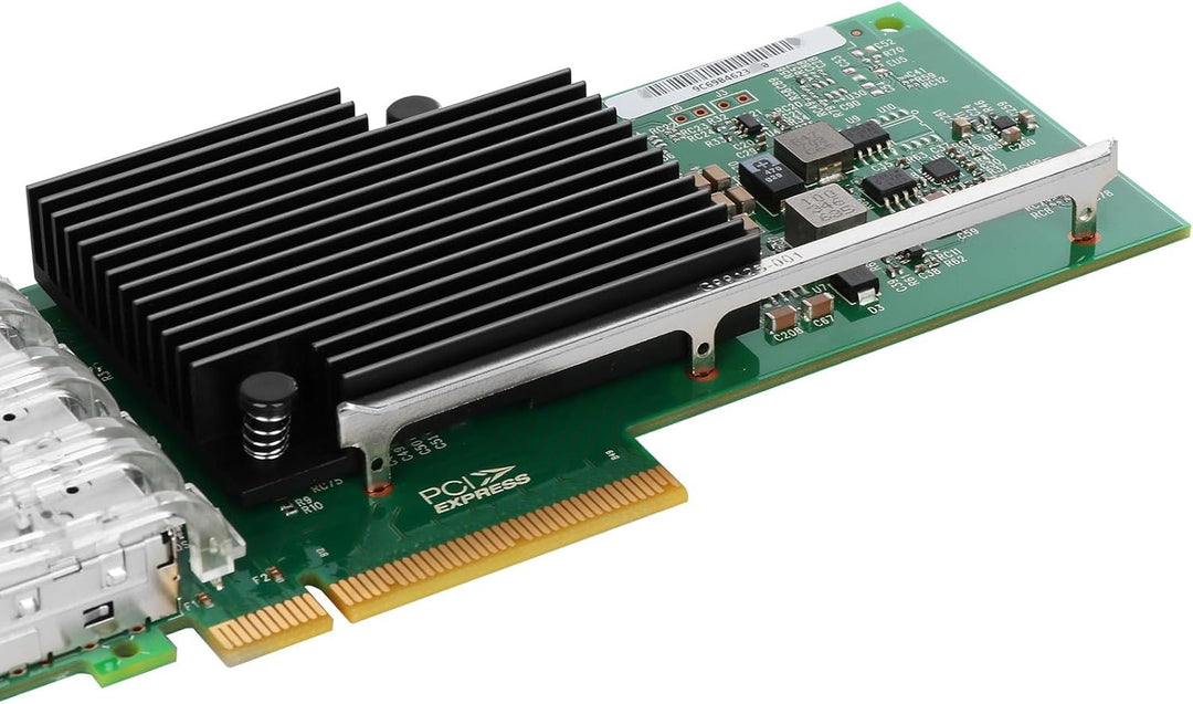 Euqvos 10GbE NIC Card für Intel X710-DA4 PCIe 3.0 x8 Quad SFP+ Ports XL710BM1 Controller Support Win