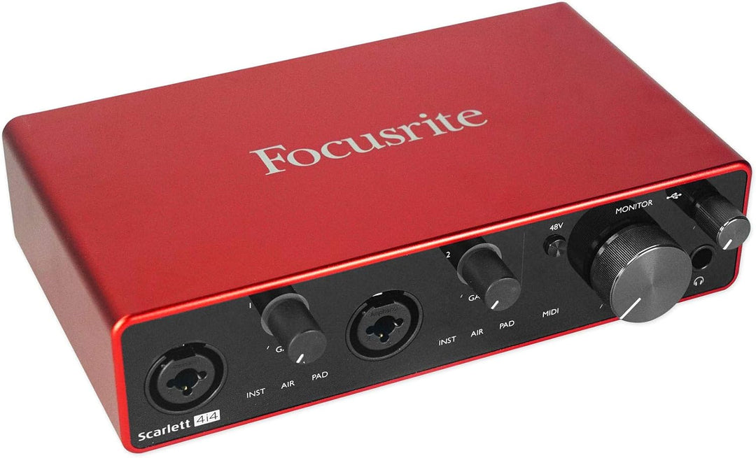 Focusrite Scarlett 4i4 3. Gen USB-Audio-Interface für Aufnahmen, Kompositionen und Streaming — High-