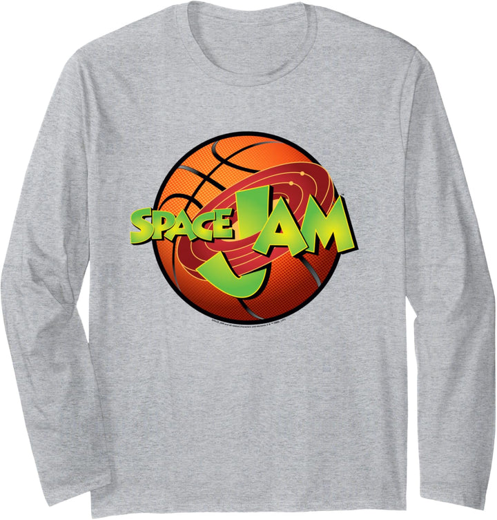 Space Jam Basketball-Logo Langarmshirt