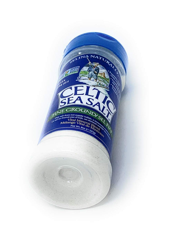 Celtic Sea Salt?, Fine Ground, By The Grain &amp; Salt Society, 8 oz. Shaker