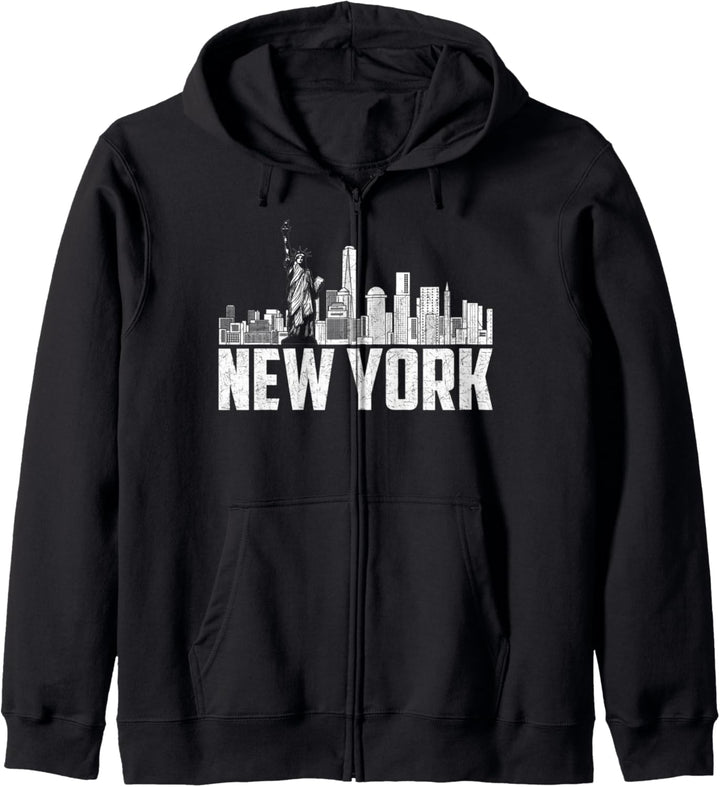 New York City Liberty Statue New Yorkers Kapuzenjacke