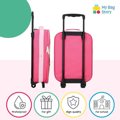 mybagstory - Koffer - Minnie Mouse - Rosa - Kinder - Gepäck - Reise - Urlaub - Mädchen Koffer - Grös