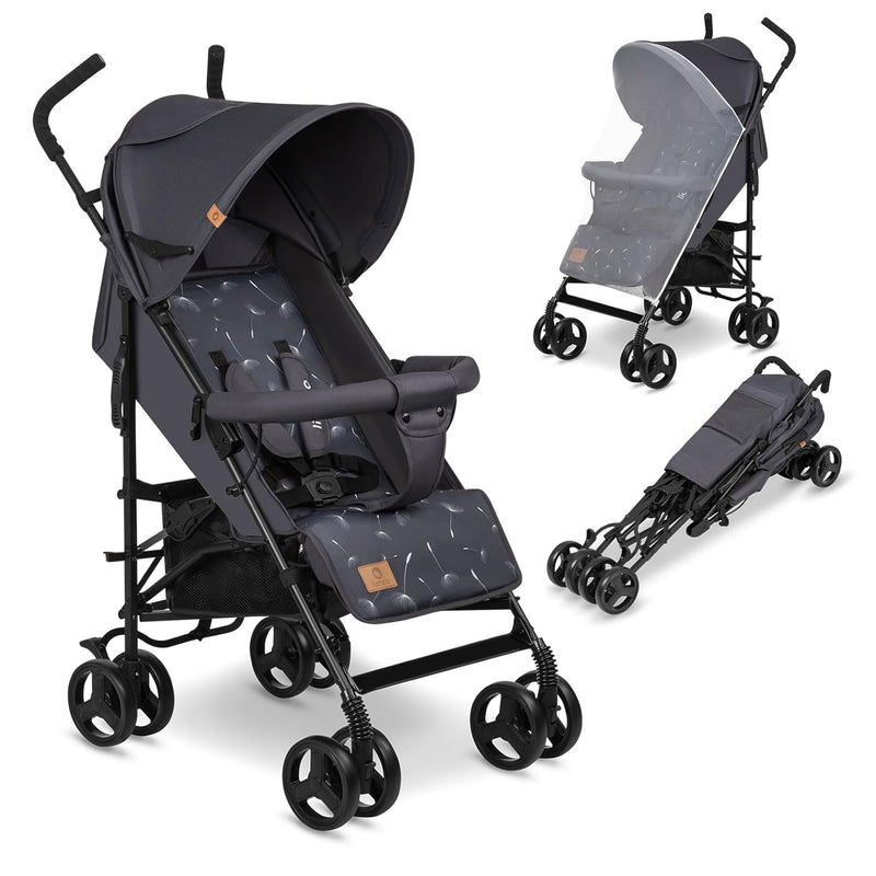 LIONELO Elia Buggy Klein Zusammenklappbar Kinderwagen Bis 15 Kg, Rücken Und Fussstützenverstellung H