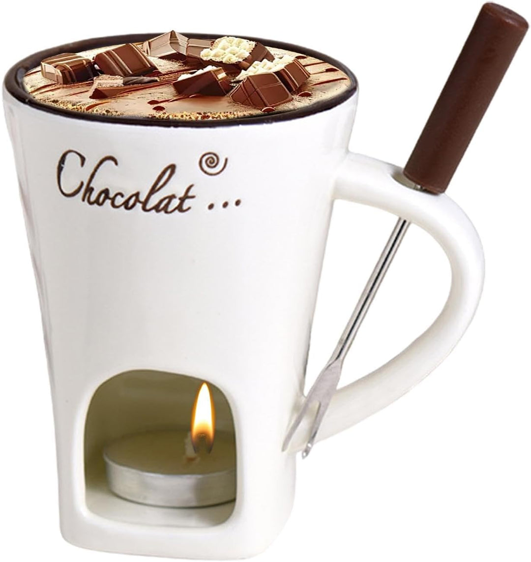 Generisch Schokoladenfondue Tasse, Fondue-Topf, Schokoladen-Fondue-Becher, Keramik-Schokoladen-Schme