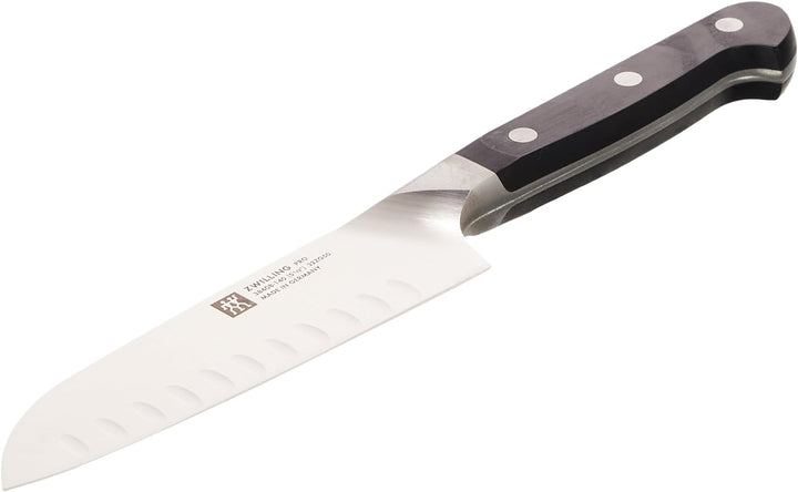 ZWILLING Pro Santokumesser, 14 cm, Rostfreier Spezialstahl, Razor-Edge-Veredlung, 3-Nieten-Kunststof