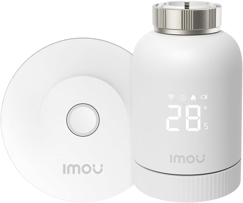 Imou Smart Home Heizk?rperthermostat Kit 1+1, smartes Thermostat mit App-Funktion,Zeitpl?ne/Geofenci