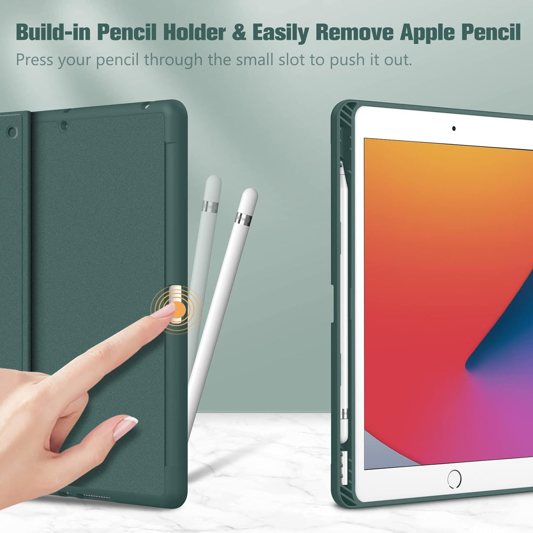 Fintie Tastatur Hülle für iPad (9. / 8. und 7. Generation - 2021/2020/2019), iPad 10.2 Hülle mit Tas