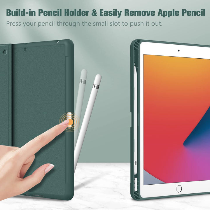 Fintie Tastatur Hülle für iPad (9. / 8. und 7. Generation - 2021/2020/2019), iPad 10.2 Hülle mit Tas
