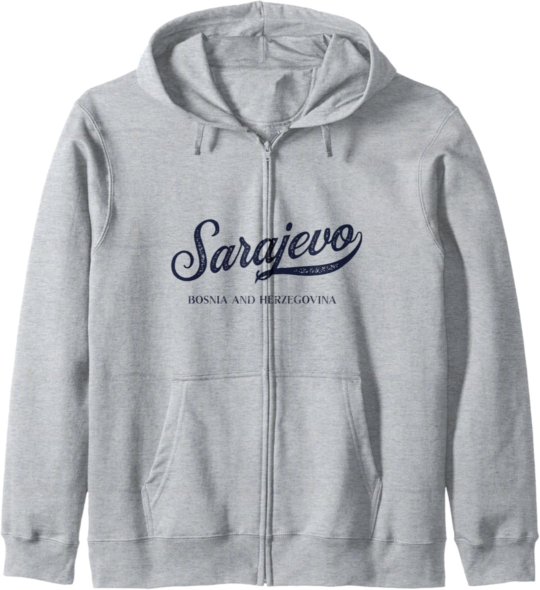Retro Bosnien und Herzegowina Stadt - Vintage Sarajevo Kapuzenjacke