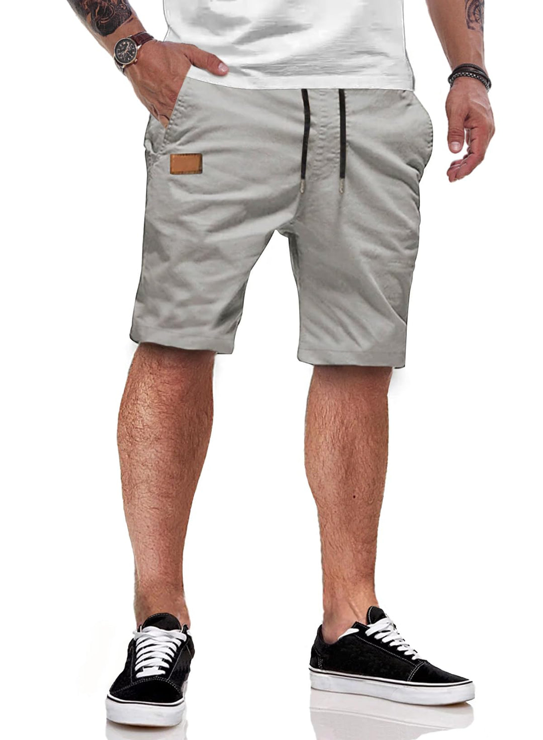 JMIERR Kurze Hosen Herren Sommer Shorts Herren Chino Baumwolle | Cargo Shorts Herren,Freizeit Shorts