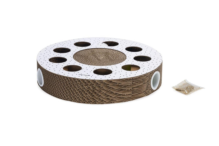 Beeztees K&Bz Kratzbaum Pappe Spielzeug Hide 35 x 35 x 7 cm 400 g