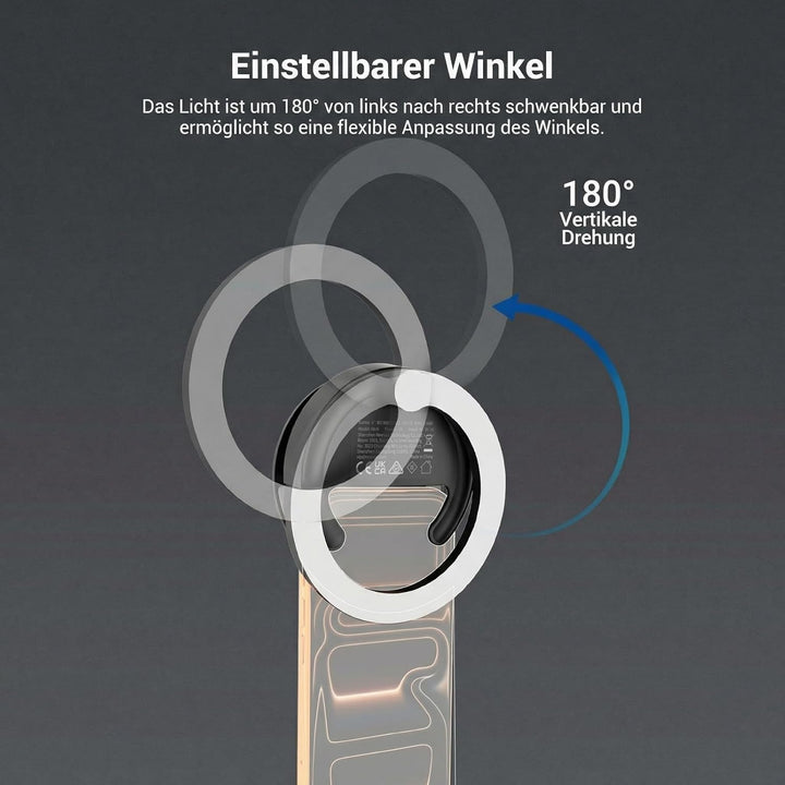 NEEWER ENTRY LEVEL VERSION 4" Selfie Ring Light Handy kompatibel mit iPhone, 5W zweifarbiges wiedera