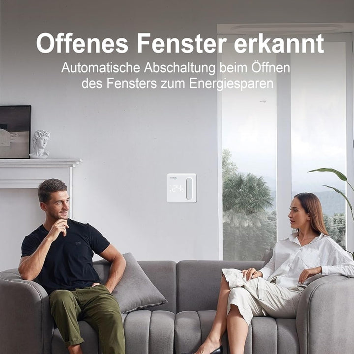 ECOBAY Wireless Temperatursensor, Master Control für Smartes Heizkörperthermostate mit Tuya Smart Zi