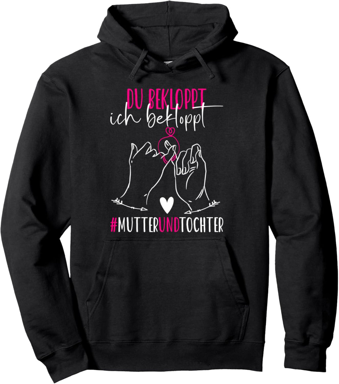 Partnerlook Mutter Tochter Familie Mama Tochter Outfit Pullover Hoodie