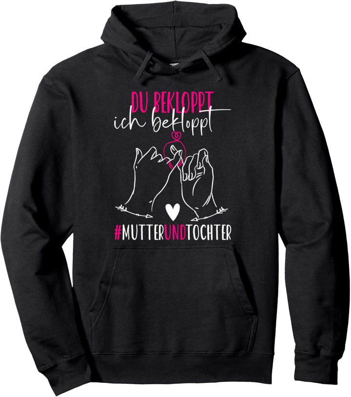 Partnerlook Mutter Tochter Familie Mama Tochter Outfit Pullover Hoodie