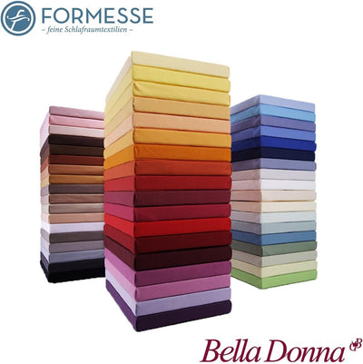 Bella Donna „Cher“, Jersey-Spannbettuch, Baumwollmischung, 0111 natur, 140x200 cm - 160x220 cm