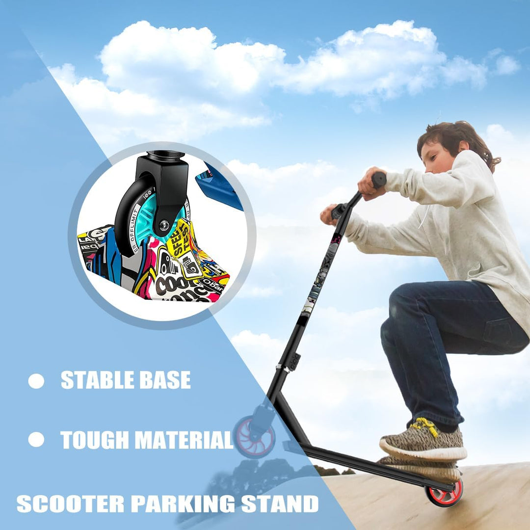 Universal Stunt Scooter Ständer, Scooter Stand Zubehör Ständer für Pro Stunt Scooter/e Scooter/Stunt