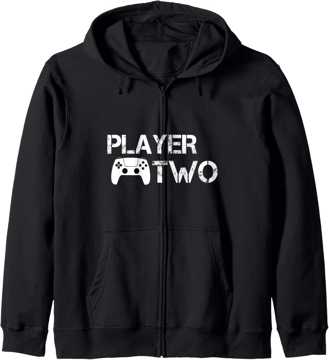 Player Two Spieler 2 Konsole Video Game Spieler Zockerin Kapuzenjacke